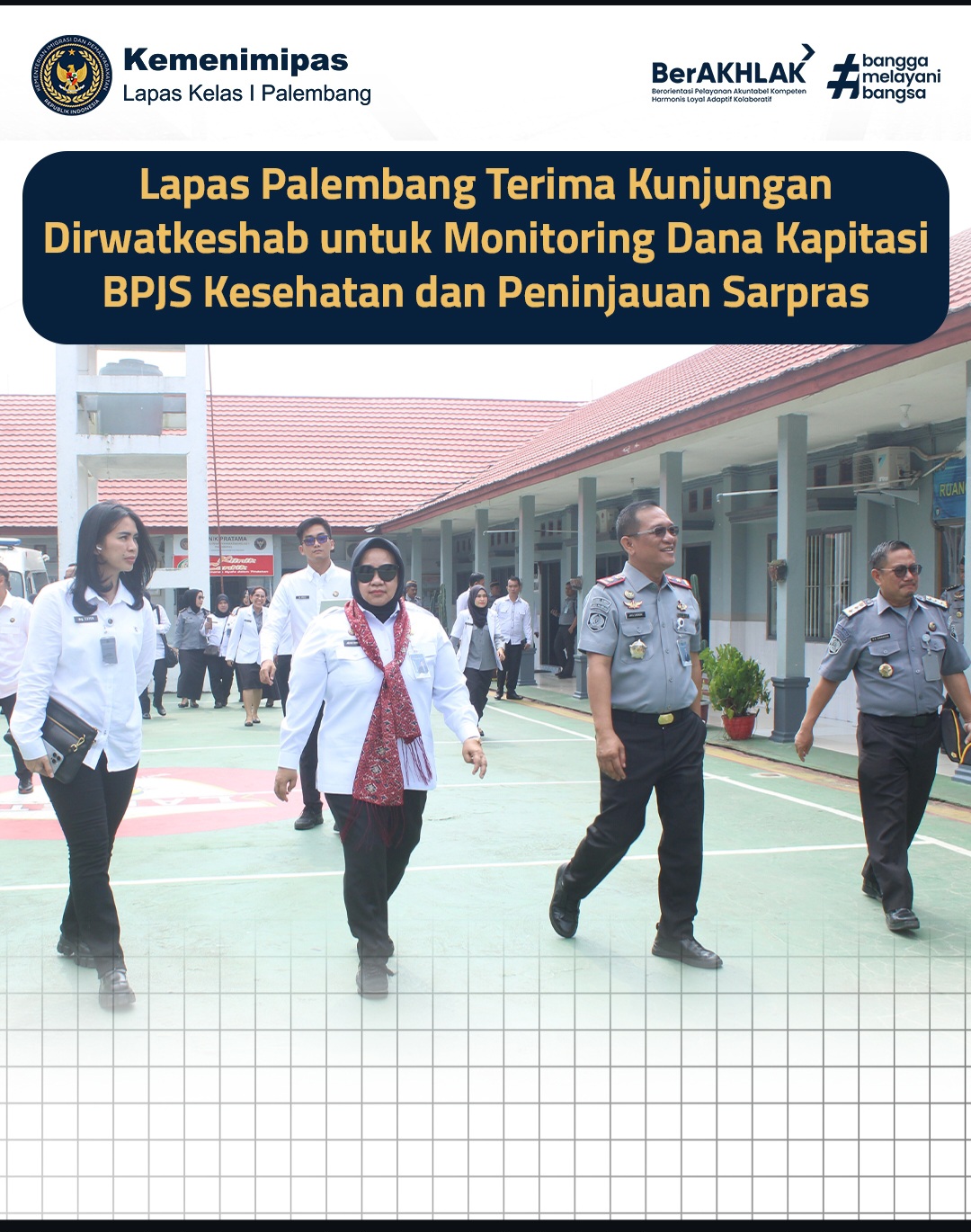 Foto: Kunjungan Dirwatkeshab Kelapas I Palembang