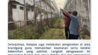 Kalapas Melakukan Pengecekan Area Brandgang,Guna Memastikan Keamanan Serta Kondisi Kebesihan Yang Optimal