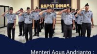 Kalapas Kelas III Pemuda Langkat Beserta Pejabat Struktural Mengikuti Apel Bersama Secara Virtual Dipimpin Langsung Kemenimipas.(Doc/Foto:Humaslapada)