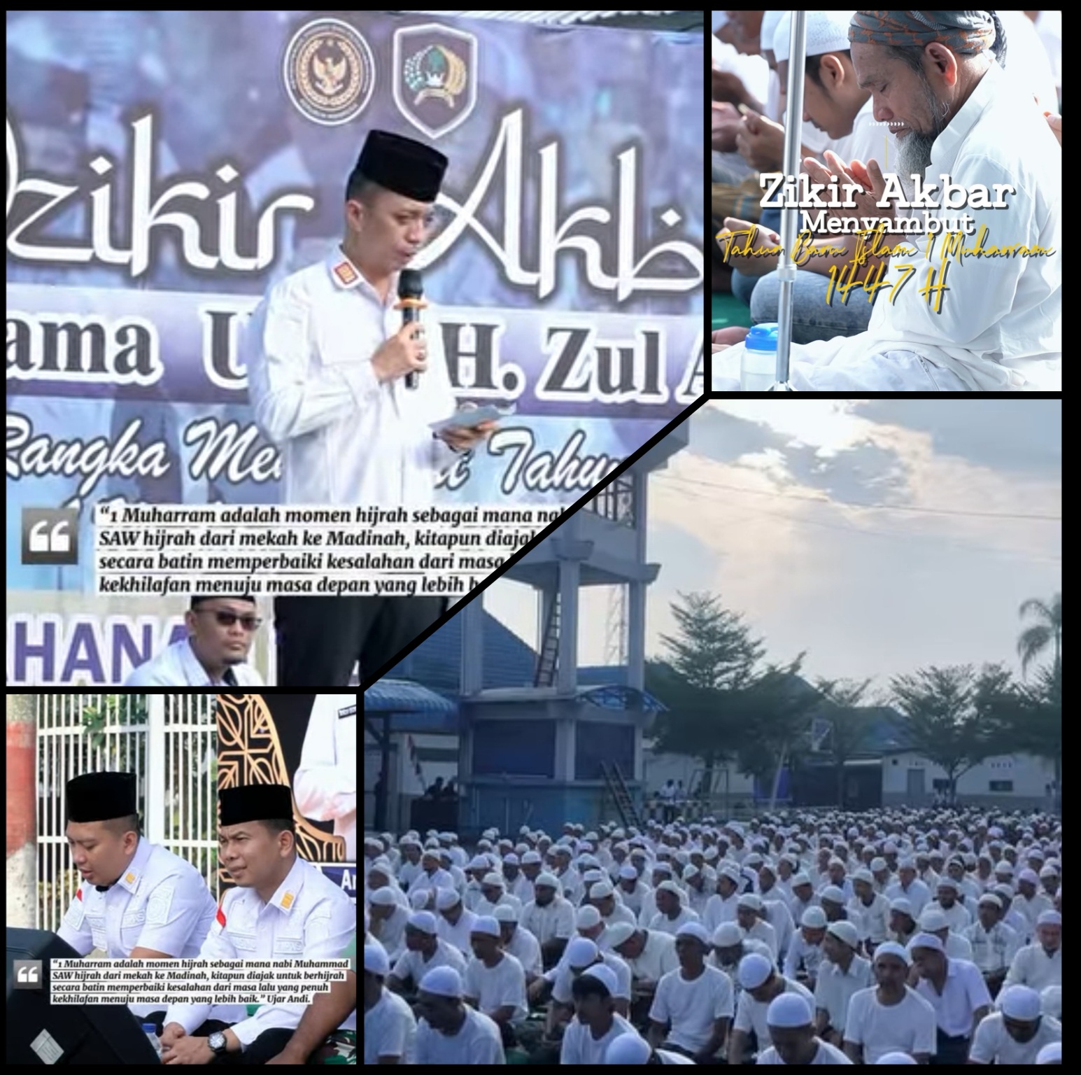 Karutan Kelas I Medan Didampingi Pejabat Struktural Memberikan Sambutan Memperingati Tahun Baru Islam 1 Muharram 1447.(Doc/Foto:Rutan Kelas I Medan)