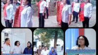 Kasi (Yantah) Ronny Steven Dengan Kasubsi (Adper) Wisnu, Mendampingi Tenaga Medis Klinik Rutan Bersama Surveyor dr. Hartaty Agnes Menelusuri Teknis Pelayanan Kesehatan Yang Disediakan Oleh Klinik Pratama Rutan Kelas I Medan.(Doc/Foto:Rutan Kelas I Medan)