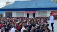 Ket Foto:Wbp Rutan Kelas IIB Sidikalang Dengarkan Langsung Penjelasan Karutan Baru