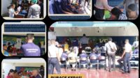 Rutan Kelas IIB Balige Bersinergi Bersama Puskesmas Tandang Buhit,Gelar Pemeriksaan Kesehatan Gratis (PKG).(Doc/Foto:Rutan Balige)