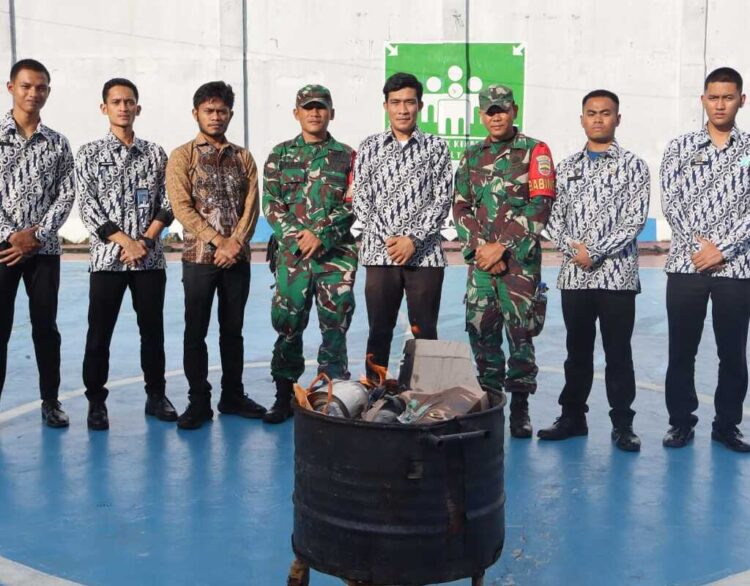 Razia Gabungan Lapas dan Koramil Jamin Keamanan Lapas Narkotika Pematangsiantar