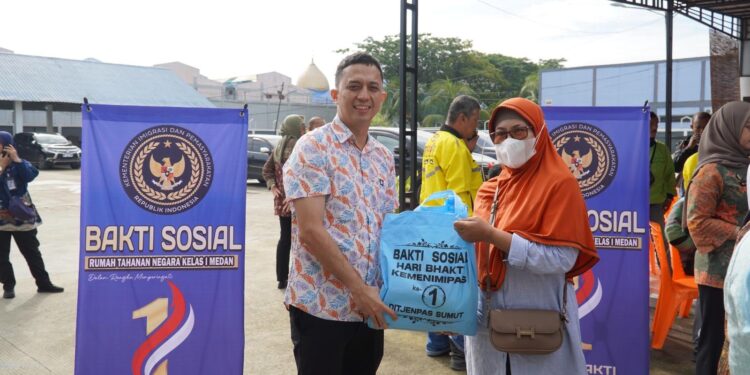 Gerakan Sosial IMIPAS 2025: Rutan Kelas I Medan Salurkan Bantuan dan Layanan Kesehatan Gratis