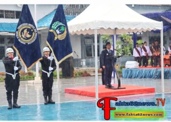 Menantang Badai: Di Bawah Guyuran Hujan Deras, Lapas Padangsidimpuan Kobarkan Semangat Bhakti Kemenkumham
