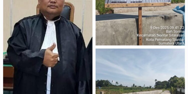 Pemko Pematangsiantar Dituding Berbuat Sewenang-wenang, Bangun Fasilitas Umum di Atas Tanah Bersertifikat Warga