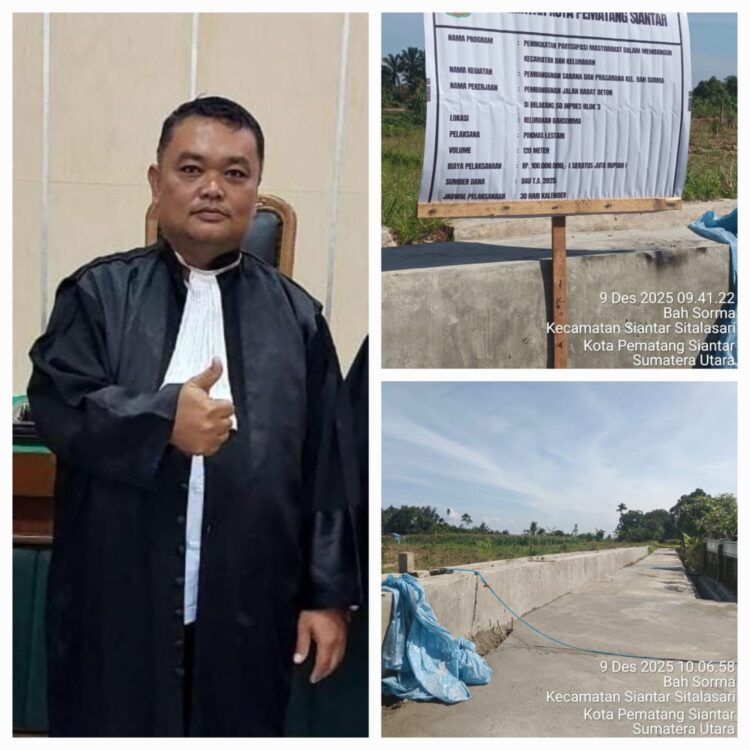 Pemko Pematangsiantar Dituding Berbuat Sewenang-wenang, Bangun Fasilitas Umum di Atas Tanah Bersertifikat Warga