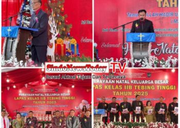 Kalapas  Dede Mulyadi Pimpin Perayaan Natal, Tegaskan Komitmen Pembinaan Humanis WBP