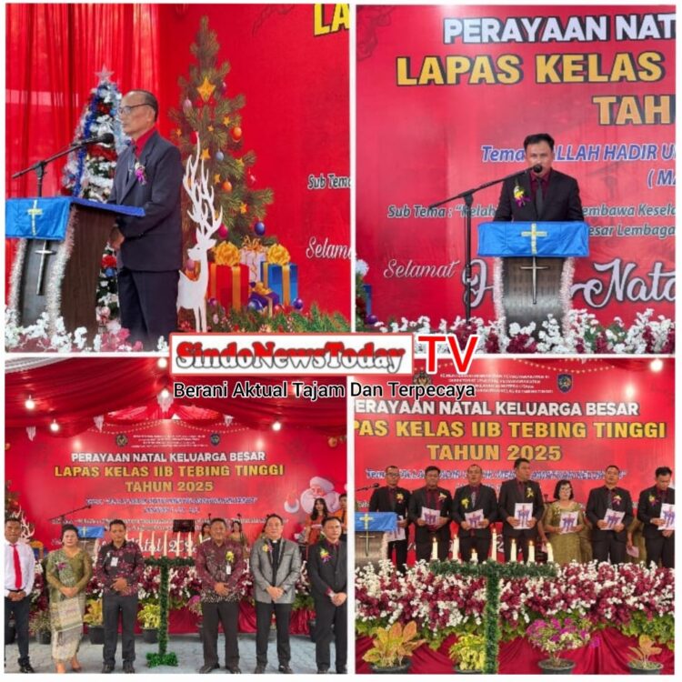 Kalapas Dede Mulyadi Pimpin Perayaan Natal, Tegaskan Komitmen Pembinaan Humanis WBP