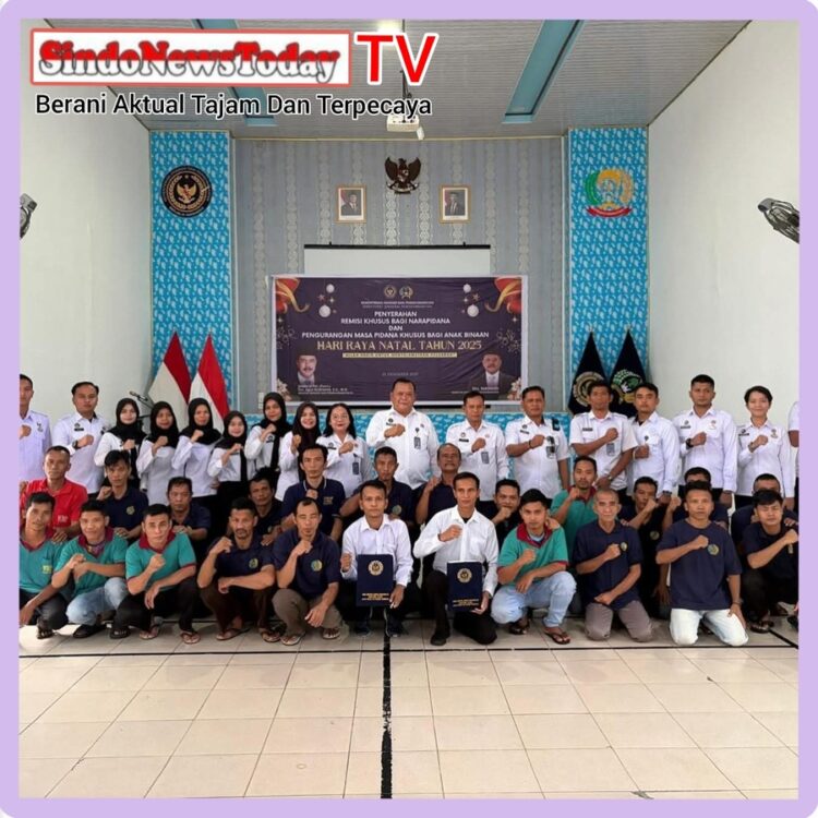 Rayakan Natal, 39 Warga Binaan Lapas Padangsidimpuan Kantongi SK Remisi Khusus!