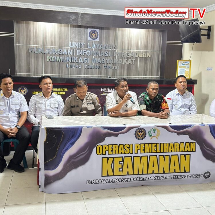 Pastikan Kesiapsiagaan Personel, Lapas Tebing Tinggi Gelar Pemeliharaan Senjata dan Safety Briefing