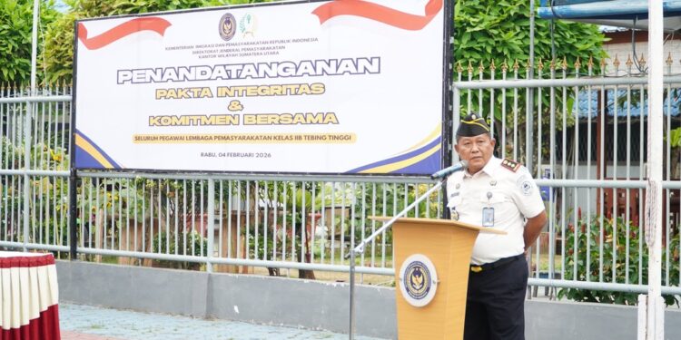 Bangun Zona Integritas, Lapas Tebing Tinggi Satukan Tekad di Tahun 2026