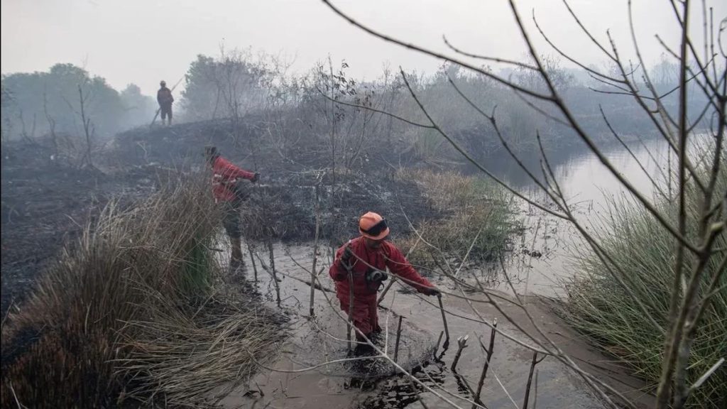 Manggala Agni Fokus Kendalikan Karhutla di Empat Desa Bengkalis