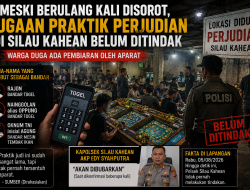 Perjudian di Silau Kahean Terus Beroperasi, Publik Pertanyakan Keseriusan Penegakan Hukum